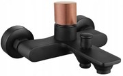 Mexen Royo One vaňová batéria, čierna / ružové zlato, 72231-76