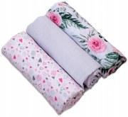 Vulpi Mušelínové látkové plienky Premium 70x80 3v1 Farba: vzor 2