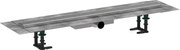 Hansgrohe RainDrain Compact, úplná sada sprchového žľabu 800 pre plochú inštaláciu, kartáčovaná nerezová oceľ, HAN-56166800