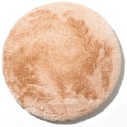 Kúpeľňový koberček Moyo fuzzy peach kruh