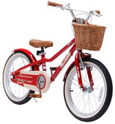Detský bicykel Lovely City 16" s košíkom RoyalBaby RB16B-38 - červený