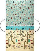 CH Detská obojstranná podložka Autíčka 180x200