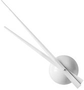Hodiny Ručičky 25180 Balvi biele 90 cm