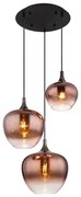 Globo 15548-3HG - Luster na lanku MAXY 3xE27/40W/230V medená