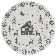 Altom Porcelánový dezertný tanier Grenlandia 20 cm, zelená