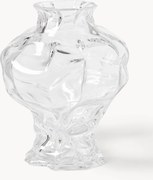 Ručne fúkaná sklenená váza Ammonit, V 30 cm