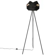 Moderná stojaca lampa čierna - Cloth