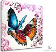 Autorská reprodukcia na plátne MOTÝLE XOBAM005E1