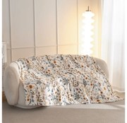 Mikroplyšová baránková deka HERBALIS, krémová Rozmer: 150 x 200 cm