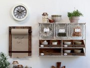 Hnedá antik drevená nástenná doska na papierovú rolku Board - 36*5*46 cm