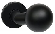 Dverné gule Richter KNOB 02 FIXNÉ (CE), Guľa Knob 02 fixná, RICHTER Čierna matná