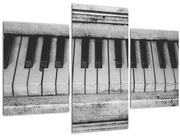 Obraz starého klavíra (90x60 cm)