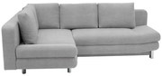 Rohová sedacia súprava Cali L Sierra 746 sivá