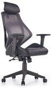 Kancelárska stolička Hasel, čierna / sivá