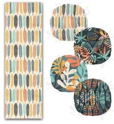 Súprava sedákov a behúňa 5 ks Long Leaves – Mila Home