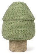 Zelený látkový detský kôš na hračky ø 25x36 cm Big Tree – Lorena Canals