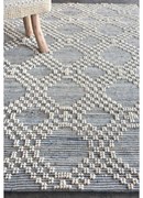 Koberec NASHVILLE 160 x 230 cm z vlny a denimu