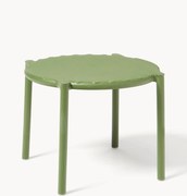Okrúhly záhradný pomocný stolík Doga, stohovateľný