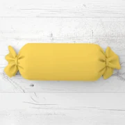 Biante Vankúš valec bonbon Rongo RG-090 Svetlo žltý 15x40 cm