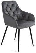 Noela Zamatová jedálenská stolička SIENA sivá