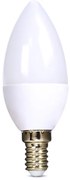 SOLIGHT LED žiarovka sviečka matná C37 4W, E14, 3000K, 340lm