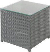 Záhradný stolík Jakarta, šedo-hnedý%