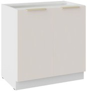 Kuchynská Skrinka Nicea 80D 2F BB pieskovo béžová