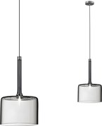 Toolight Toolight, stropné svietidlo 1xG4, APP1701-1CP GREY A, šedé sklo, OSW-04309