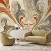 Fototapeta - Vírivé zemité farby (147x102 cm)