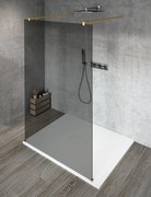 Gelco Gelco, VARIO GOLD MATT jednodielna sprchová zástena do priestoru, dymove sklo, 1000 mm, GX1310-02