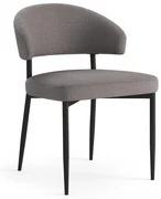 IRIS Svetlosivá Taupe (látka Basel 34) - MODERNÁ ČALÚNENÁ STOLIČKA DO OBÝVAČKY/JEDÁLNE LOFT