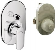 Hansgrohe Vernis Blend, vaňová batéria pod omietku s telesom, chrómová, HAN-71473000