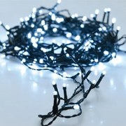 LED Vianočná vonkajšia reťaz studená biela, 560x LED, 11 m, 11 m