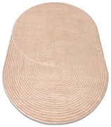 Koberec FLUX OSTA 461.67.AE200 ružový / béžový ovál