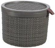 Curver JUTE 245714 Úložný kôš 2 l, sivý