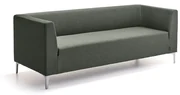 Pohovka CASUAL, 3-miestna, látka ETNA, tmavozelená
