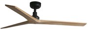 FARO 34283 -Stropný ventilátor KLIM M borovica/čierna pr. 125 cm+dálkové ovládanie