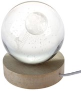 Svetelná dekorácia na USB v prírodnej farbe ø 8 cm – Dakls