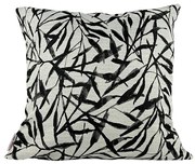 Obliečka Willow čierna 60x60 Merkury Home