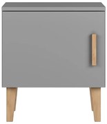 Nočný stolík Kubi Šedá