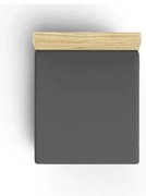 Antracitová napínacia bavlnená plachta 140x200 cm – Mijolnir