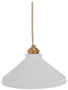 Biele závesné svietidlo SULION Elena, výška 150 cm