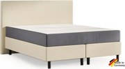 Kontinentálna posteľ Emma Classic boxspring ONE 200x180 krémová