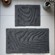 Sada kúpeľňových koberčekov BOSTON 11 grafitová