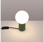 Sollux SL.1726 - Stolná lampa HALO 1xG9/8W/230V pr. 12 cm zelená