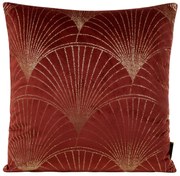 DEKORAČNÁ OBLIEČKA NA VANKÚŠ BLINK21 45X45 CM TEHLOVÁ