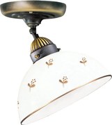 Kolarz 731.10.170 - Prisadený luster NONNA 1xE27/75W/230V, priemer 20 cm, kvetinový, ružové zlato