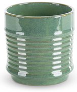 KERAMICKÝ KVETINÁČ (FI) 17X17 CM ZELENÁ