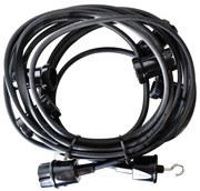 LED svetelná reťaz, 17m, (bez žiaroviek), háčik, b