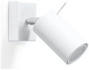 Biele nástenné svietidlo Sollux Etna